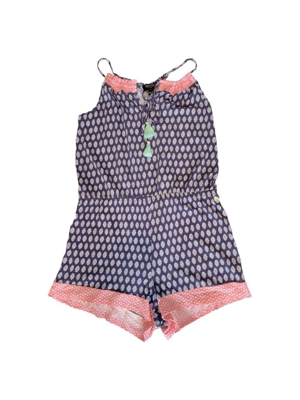 NWT Juicy Couture Black Label Sleep Romper Size Medium